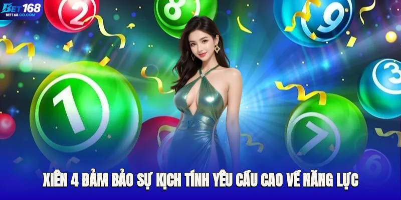Lô xiên Bet168 yêu cầu bạn dự đoán đúng nhiều con số trong giải thưởng